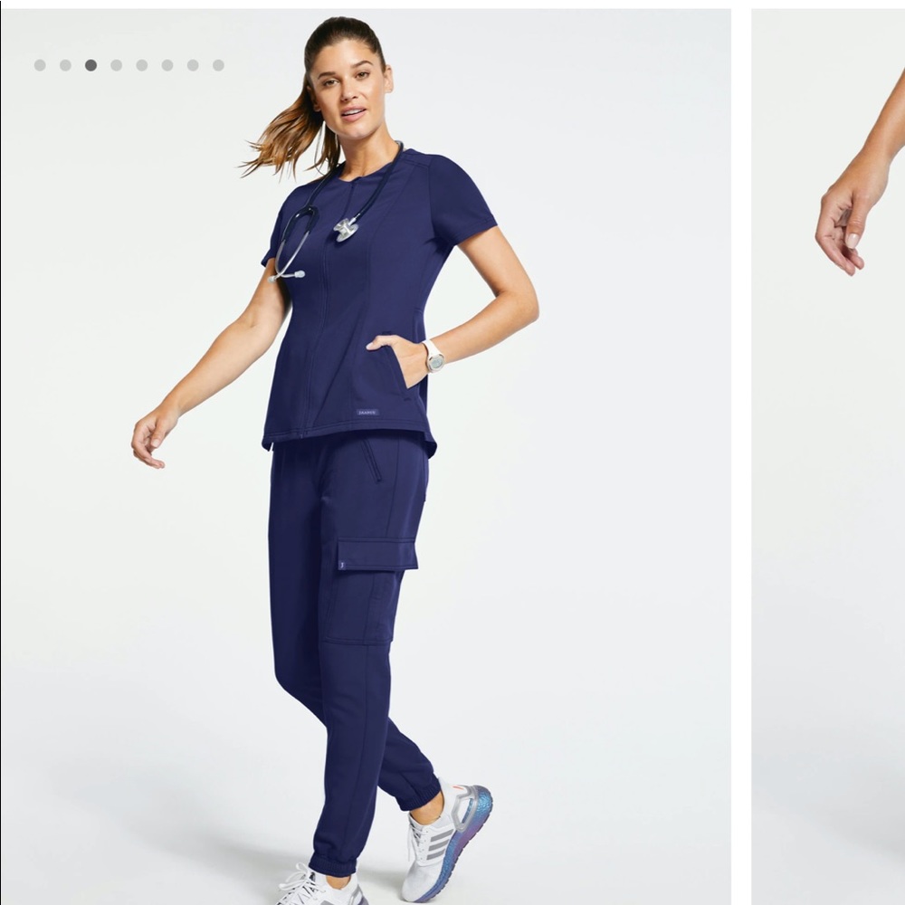 Jaanuu Jolie Jogger Scrubs Pants Dark Blue Navy